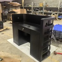 Affichage LED MACCAN pour comptoir d'accueil, modèle P2, sur pied, pour hôtel, bar, salon professionnel, réception d'entreprise, écran électronique
