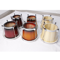 Bongos 7'' 8'' Congas pour Enfants, Adultes, Débutants, Professionnels, Instrument de Percussion en Bois, Sac, Clé de Réglage, Peaux en Peau de Mouton