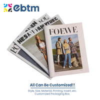 Service d'impression de magazines en gros personnalisé Tous types d'impression en gros Magazines de mode Reliure parfaite