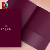 Carpeta de Presentación Empresarial Personalizada con Impresión de Logotipo, Formato A4, con Doble Bolsillo para Documentos