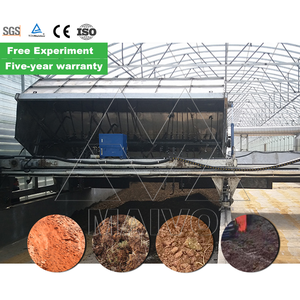 Fertilizante de alta productividad Compostaje Cerdo Pollo Estiércol Cuchillo Hacha Tipo Máquina abatible Máquina - Product Image 1