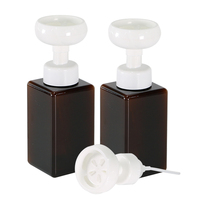 Grosir isi ulang 250ml 450ml 650ml Dispenser sabun tangan cair pompa botol busa plastik bentuk bunga