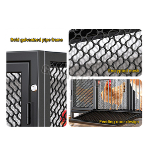 80cm 100cm 130cm 150cm alta calidad hierro aves pollo capa 15 pollos gallinas jaulas para la venta - Product Image 4