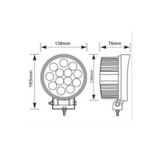 42W Waterproof IP67 Led <strong>Work</strong> <strong>Light</strong> Car Flood <strong>Work</strong> <strong>Light</strong> for Forklift Truck - Product Image 5