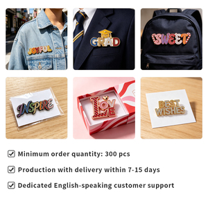Pins en émail professionnels avec message <span class=keywords><strong>de</strong></span> bénédiction, badges inspirants en strass sur le thème <span class=keywords><strong>de</strong></span> l'amour, pins pour <span class=keywords><strong>la</strong></span> remise des diplômes, les anniversaires et l'amitié, pour cadeaux et décoration - Product Image 6