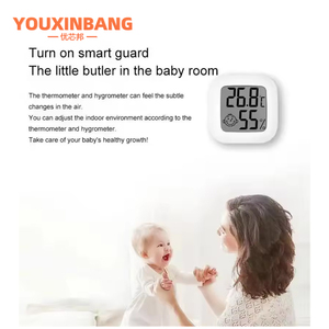 Kỹ thuật số LCD Nhiệt kế ẩm kế phòng trong nhà mini điện tử nhiệt độ độ ẩm Meter cảm biến đo cho nhà bé - Product Image 6