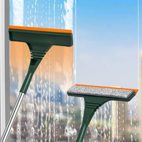 FF5588 Outil de nettoyage multifonctionnel pour salle de bain, raclette de nettoyage pour vitres et miroirs, tampon éponge, raclette de douche