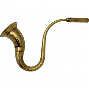 Corneta de Caza de Latón Decorativa, Instrumento Musical de Señalización para Celebraciones, Bodas, Regalo Musical, Decoración para el Hogar u Oficina - Product Image 1