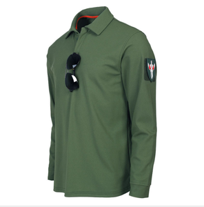 Camisa de Combate HBS01 de Secado Rápido con Mangas Largas, Gancho para Gafas, Bolsillo y Cierre de Velcro en las Mangas - Product Image 3