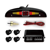 Système de capteurs de stationnement pour voiture Détecteur de radar de recul Caméra de recul pour voiture Capteur de stationnement pour voiture avec 4 capteurs