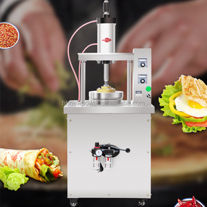 Machine pneumatique pour la fabrication de chapati, roti et paratha, presse hydraulique pour tortillas de farine de blé avec réglage de la température et de l'épaisseur, prix compétitif - Product Image 1