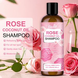 RUOALL 200ml Rose Coconut Oil <strong>Shampoo</strong> - Product Image 3