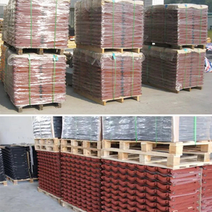 Factory Low Price Modern Design Bond Roof <strong>Tile</strong> Aluzinc Steel Sheet Blue Color Stone Coated Metal Roofing <strong>Tile</strong> - Product Image 6