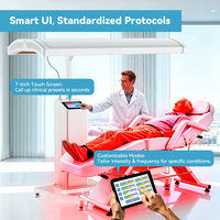 Cama de Terapia de Luz Roja Profesional de Doble Modo, Portátil, con Panel LED Silencioso de 660nm y 850nm para Clínicas de Estética Premium
