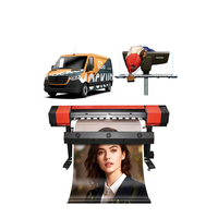 Impresora Profesional de Inyección de Tinta para Vinilo y Adhesivos, Plotter Eco Solvente de 1.6/1.9/3.2M con Cabezal I3200 Xp600