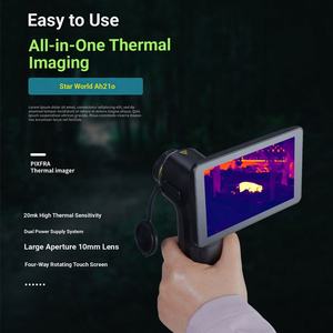 100m Patrouillen- und Jagd-Wärmebildkamera IP67 WLAN All-in-One <span class=keywords><strong>5</strong></span> Zoll 1x 8x Vergrößerung Infrarot-Wärmebildgerät - Product Image 1