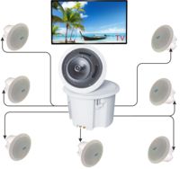 Altavoz inteligente para cine en casa, sistema de sonido envolvente con 1 bajo y 5 altavoces, 2,1/3,1/4,1/5,1/7,1
