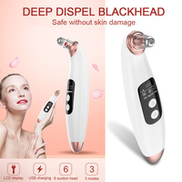 Alat Penghilang Komedo Visual dengan Kamera HD, Perbesaran 20X, Nozel Lengkung 3D 6 Kepala, Layar LCD, Dapat Diisi Ulang USB, OEM Pembersih Pori-pori