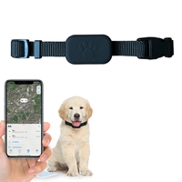 FindMy Smart Pet Locator Collier pour chats et chiots Anti Lost Tracker Localisateur mondial à distance pour IOS
