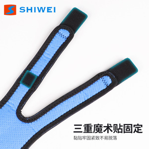 Shiwei Wrap Around Sports Wristband Double Strap Breathable Universal Fit For <b>Badminton</b> Yoga Volleyball Wrist Support - Product Image 4