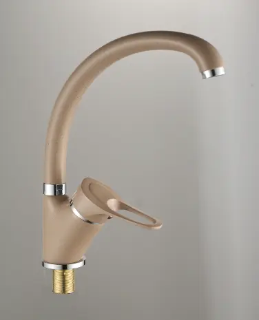 Amazons online hot selling Down pull-out Kitchen Faucets Single Handle High Radians brushed nickel Sprayer brass water tap