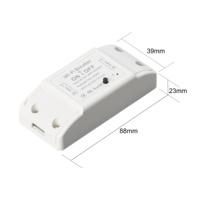 Prise électrique intelligente WiFi 10A à économie d'énergie avec prise pour maison intelligente (EU/US/UK)