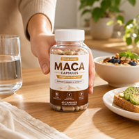 Capsules de Maca en Formule Personnalisée OEM/ODM, Complément Alimentaire Très Vendu pour Adultes, Meilleur Prix pour la Santé Masculine