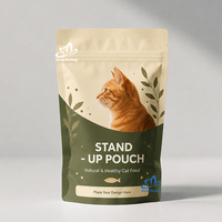 Sachet d'emballage pour friandises pour chiens sous marque privée pour distributeurs de friandises pour animaux de compagnie, pochette à fermeture éclair, protection contre l'humidité, pack en vrac US