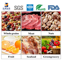 Sachet sous vide thermoscellable en NYLON/PP imprimé en gravure transparente - Résistant à 105 degrés - Compatible congélateur et micro-ondes - Pour saucisses et biscuits