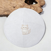 Kippot en coton et polyester avec logo brodé 3D personnalisé, pour usage quotidien, yarmulke juive, kippa en lin de style distinctif, vente en gros
