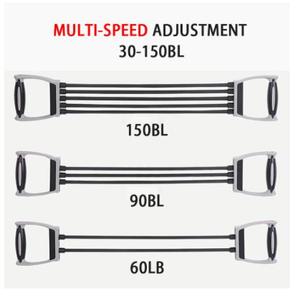 Có Thể Điều Chỉnh Nhà Huấn Luyện Viên Cánh Tay Exerciser Với Latex Ngực <span class=keywords><strong>Resistance</strong></span> Bands Cho Tập Luyện Tay Strengthener Tập Thể Dục - Product Image 4