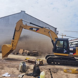 Excavatrice Caterpillar 330D d'occasion, 30 tonnes, d'origine japonaise, faible nombre d'heures, pour l'exploitation minière, excavatrice hydraulique sur chenilles - Product Image 1
