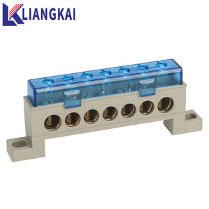 Boîte de distribution en plastique multicolore A10 avec protection anti-poussière Ligne zéro et <span class=keywords><strong>barre</strong></span> terminale en cuivre de rangée au sol - Product Image 1