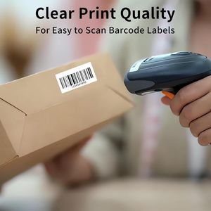 Factory Wholesale Blank 3*2&quot; Direct Thermal Label <strong>Roll</strong> 100*75 50*30 80*60 58*40 Self Adhesive Printer Paper Label For Shipping - Product Image 4