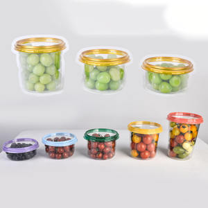 Direto da fábrica 8/12/16/24/32 Oz Vazamento Prova Clara Sobremesa Copo Redondo <span class=keywords><strong>Pet</strong></span> Plástico Descartável Alimentos Armazenamento Deli Recipiente - Product Image 3