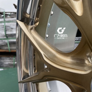 GVICHN personalizado 2 piezas Super profundo cóncavo cepillado bronce pulido labio para BMW PORSCHE ruedas forjadas 5x112 5x114,3 5x120 5x130 - Product Image 6