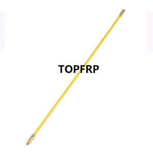 4mm Fish Tape Fiberglass Wire Cable <b>Rod</b> Pull Kit with Hook and Hole - Product Image 2