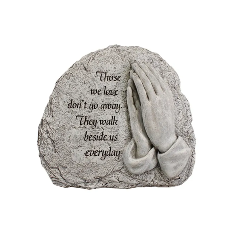 Камень <span class=keywords><strong>смола</strong></span> грубые доска Мемориал молитвы руки статуя