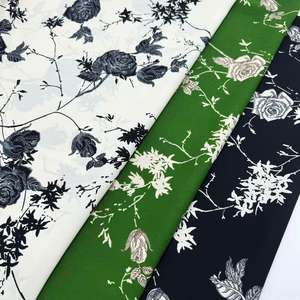 80GSM ป้องกันยาผ้าพิมพ์ลายกุหลาบน้อยที่สุดระบายอากาศได้ดีในฤดูใบไม้ผลิ/ฤดูร้อนกางเกงขากว้างแฟชั่น<span class=keywords><strong>บาง</strong></span>กระโปรงเสื้อเชิ้ต - Product Image 1