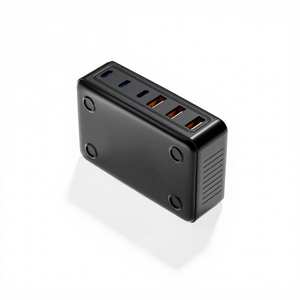 อะแดปเตอร์ชาร์จ USB สำหรับเดสก์ท็อป 100W 3 พอร์ต Type-C PD3.1 วัสดุทนไฟ Gan ใช้ได้กับแล็ปท็อป แท็บเล็ต โทรศัพท์มือถือ 5v/3a - Product Image 2