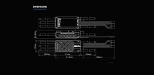 Sunnysky X105A PRO <span class=keywords><strong>ESC</strong></span> sin escobillas 3-6s controlador de velocidad eléctrico de 32 bits para VTOL Dron de ala fija UAV FPV RC helicóptero avión - Product Image 5