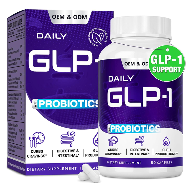 OEM Calorie Control Supplement Natural GLP-1 Activator Dietary Supplement Metabolism Management Energy Enhancement GLP-1 Capsule