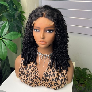 Perruque sans colle Pixie Curl avec fermeture en dentelle transparente, perruque bouclée en cheveux humains pour femmes - Product Image 1