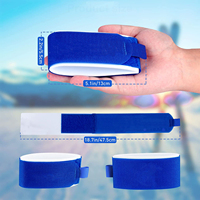 Sangle de fixation pour ski de course en nylon 100 % durable, réutilisable et écologique avec adhésif double face et plaque coulissante réglable