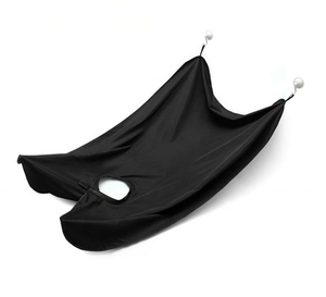 Cape de rasage en polyester imperméable avec logo personnalisé Tablier à <span class=keywords><strong>barbe</strong></span> Bavoir pour hommes - Product Image 2