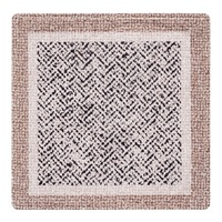 Coussin de siège d'hiver en cachemire fin, carré creux, antidérapant, style vintage, pour salon, bureau, chaise de bureau