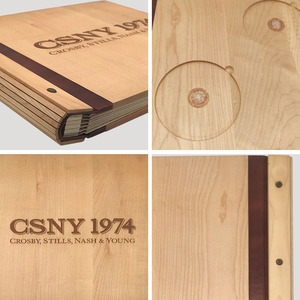 Wooden Book <b>Photo</b> Album <b>Storage</b> Box Rectangle 30mm Thickness Standing Type Gift Box Decorative <b>Storage</b> <b>Boxes</b> - Product Image 3