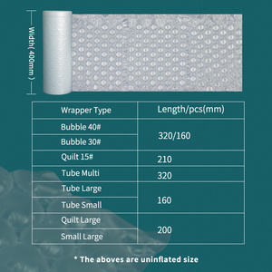 <strong>Recyclable</strong> Anti Shock Substitute Eco Friendly Plastic <strong>Bubble</strong> Protective <strong>Wrap</strong> - Product Image 5