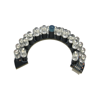 Placa PCBA IR con 24 LEDs SMT, Módulo LED de 1 oz de Cobre, Diseño Personalizado, Luz IR, Piezas Electrónicas, Monitor, Cámara CCTV, Suplementario
