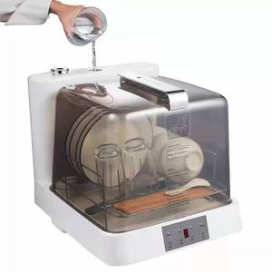 Mini <span class=keywords><strong>Lavavajillas</strong></span> Portátil Inteligente de Libre Instalación, Máquina de Lavado Compacta con Tanque de Agua para Uso Doméstico y en Hoteles - Product Image 1